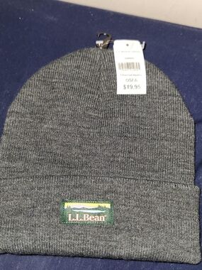 Unisex L.L. Bean Charcoal Gray Beanie